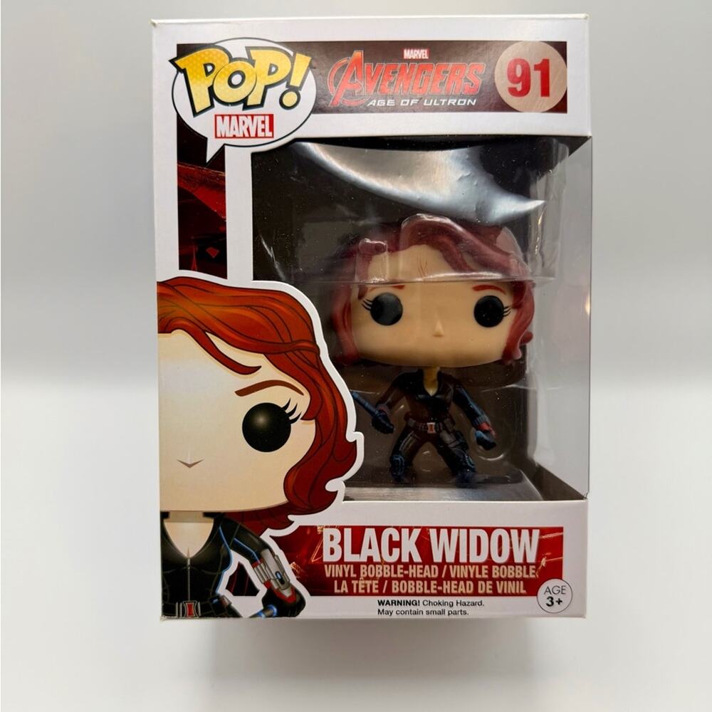 Funko Pop Marvel Avengers Age of Ultron Black Widow #91 Vinyl Figure